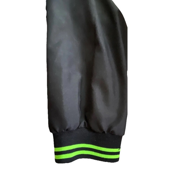 ArcticWear by Arctic Cat Cat's Pride Black Neon Green Pullover Jacket Men's‎ M - Picture 12 of 12